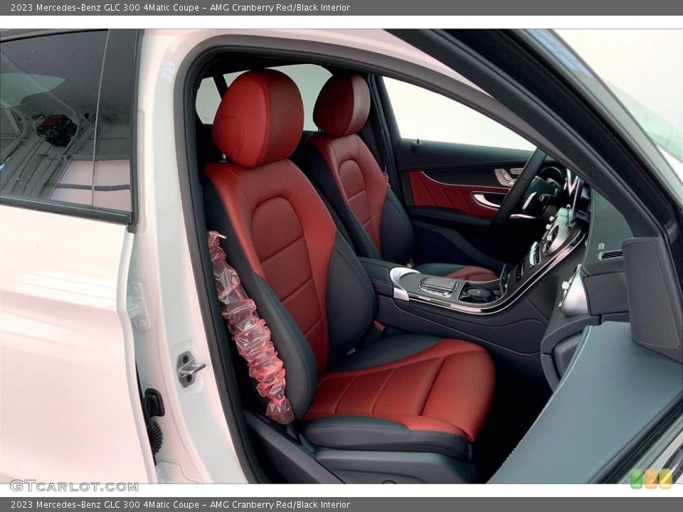 AMG Cranberry Red/Black 2023 Mercedes-Benz GLC Interiors