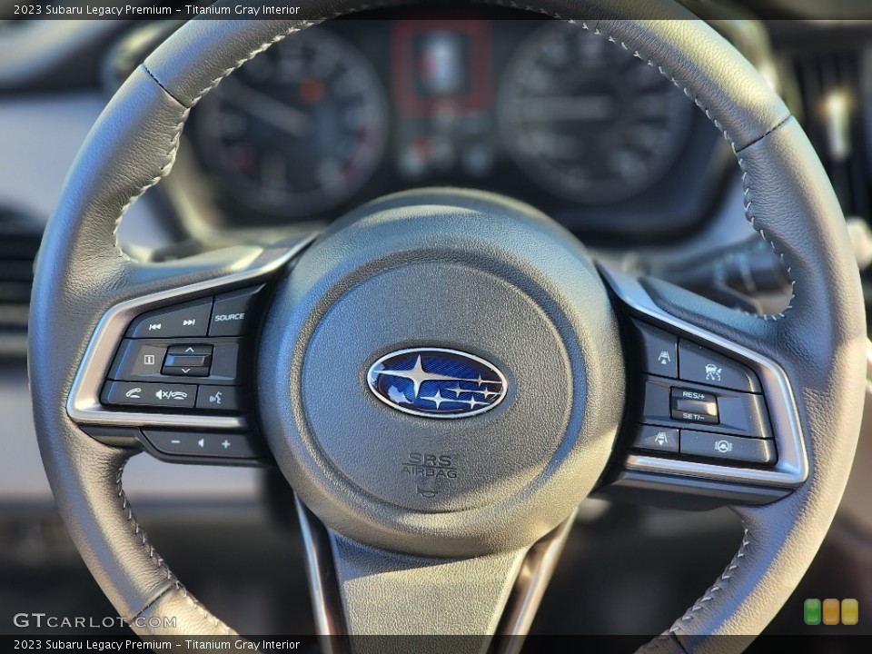 Titanium Gray Interior Steering Wheel for the 2023 Subaru Legacy Premium #145163329