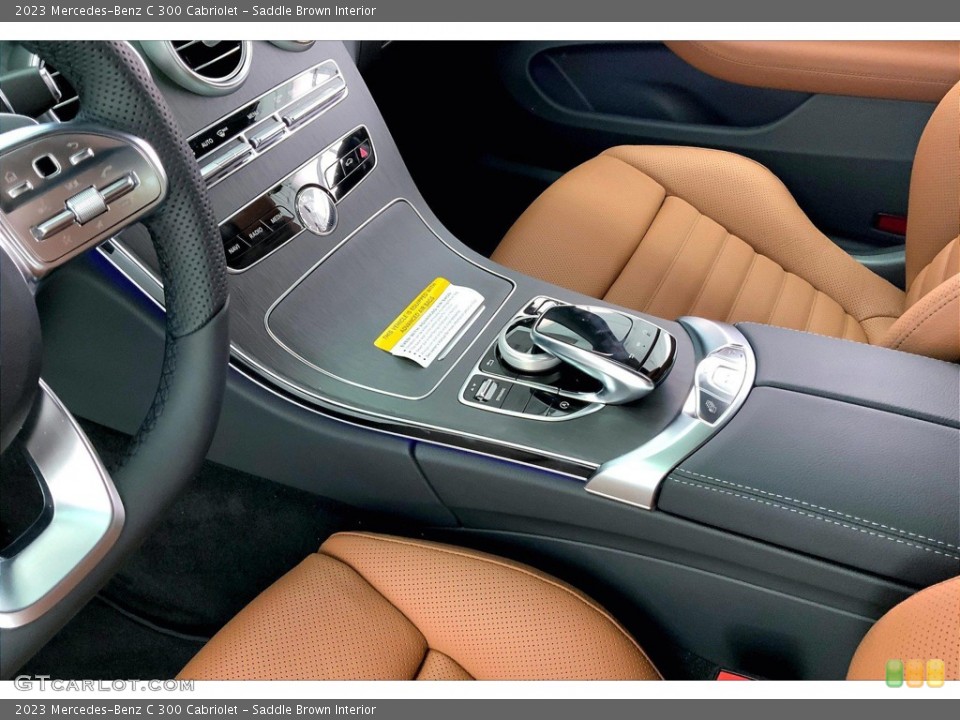Saddle Brown Interior Transmission for the 2023 Mercedes-Benz C 300 Cabriolet #145163416