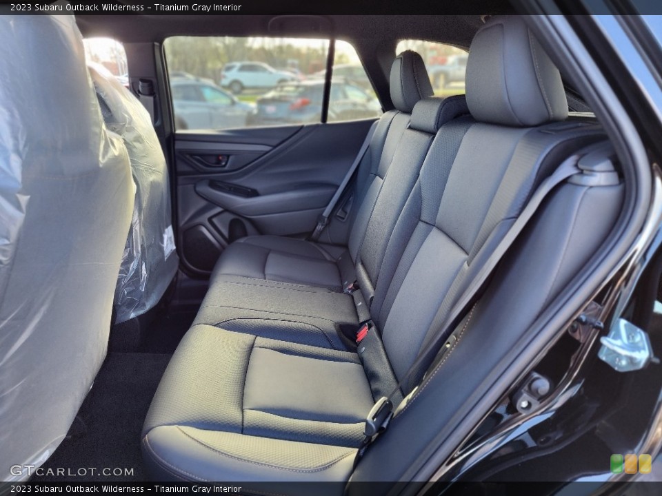 Titanium Gray Interior Rear Seat for the 2023 Subaru Outback Wilderness #145163650