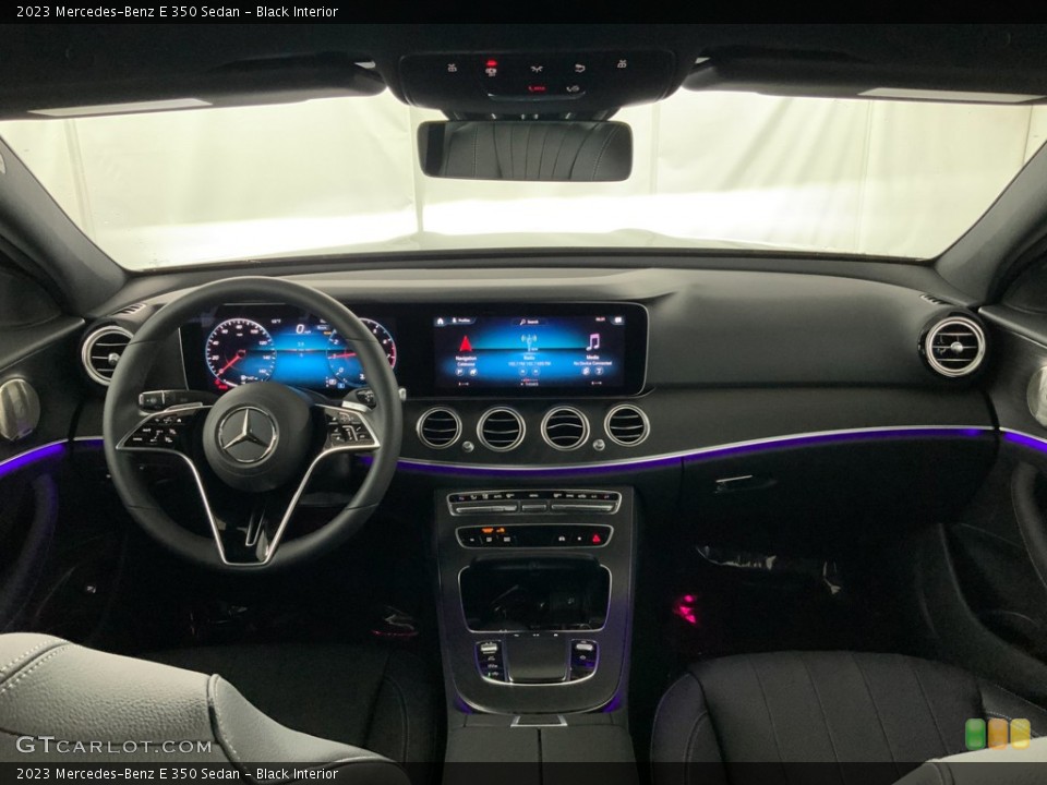 Black Interior Dashboard for the 2023 Mercedes-Benz E 350 Sedan #145163674
