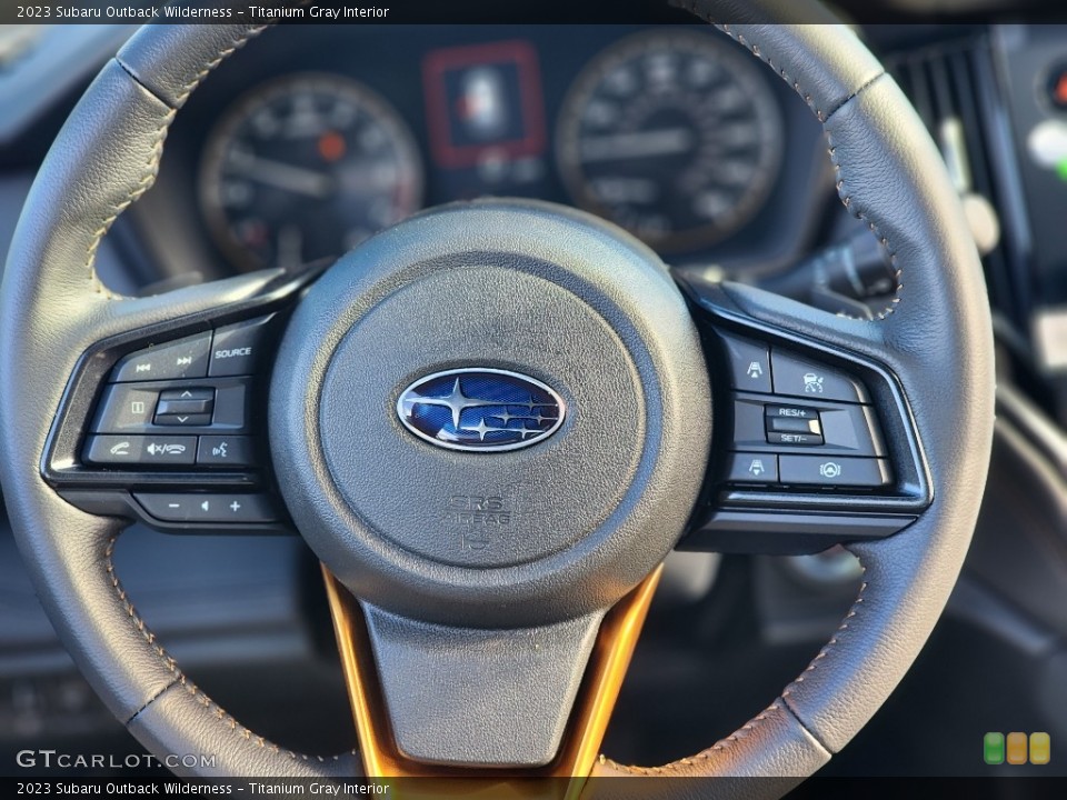 Titanium Gray Interior Steering Wheel for the 2023 Subaru Outback Wilderness #145163680