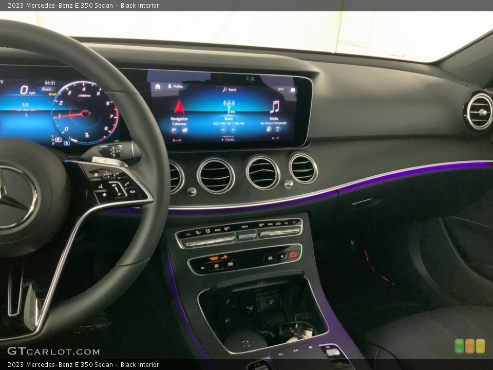 Black Interior Controls for the 2023 Mercedes-Benz E 350 Sedan #145163722
