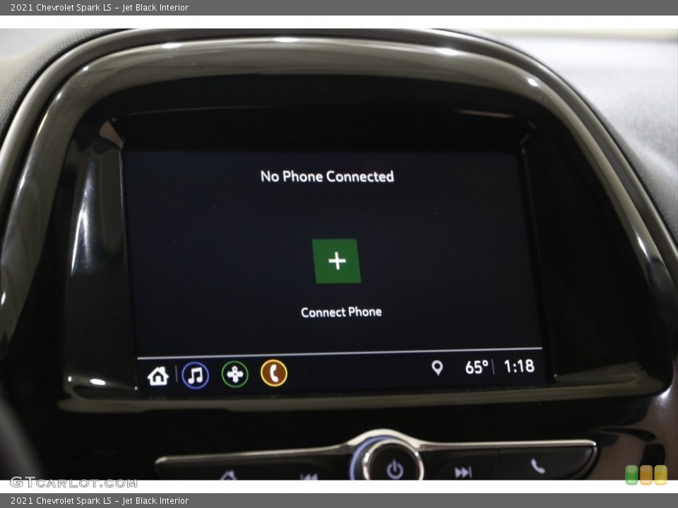 Jet Black Interior Controls for the 2021 Chevrolet Spark LS #145164202