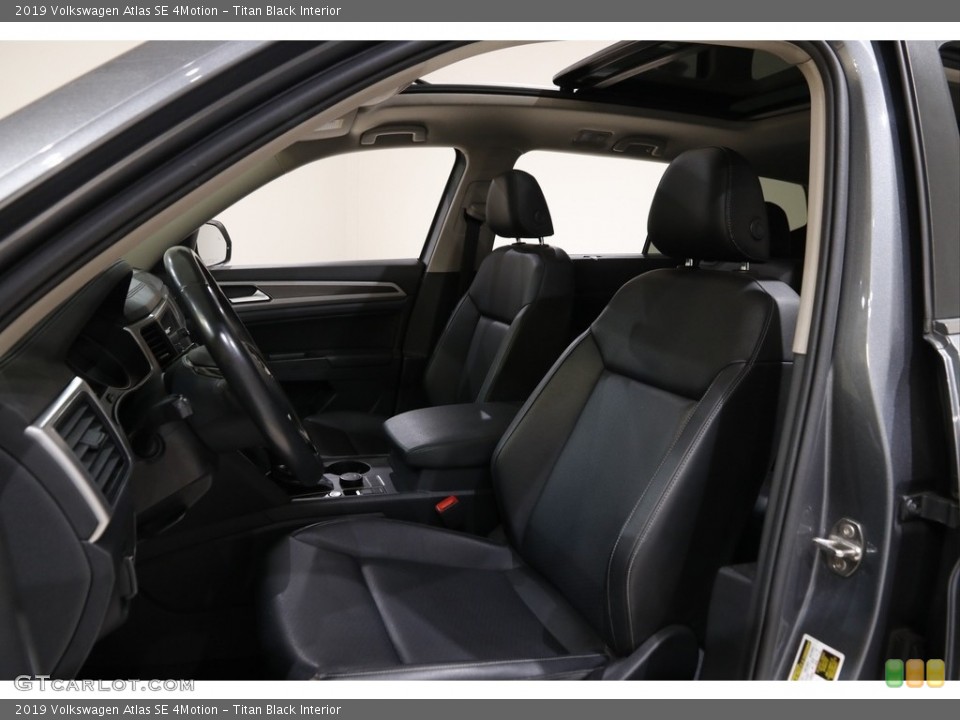 Titan Black Interior Front Seat for the 2019 Volkswagen Atlas SE 4Motion #145164877