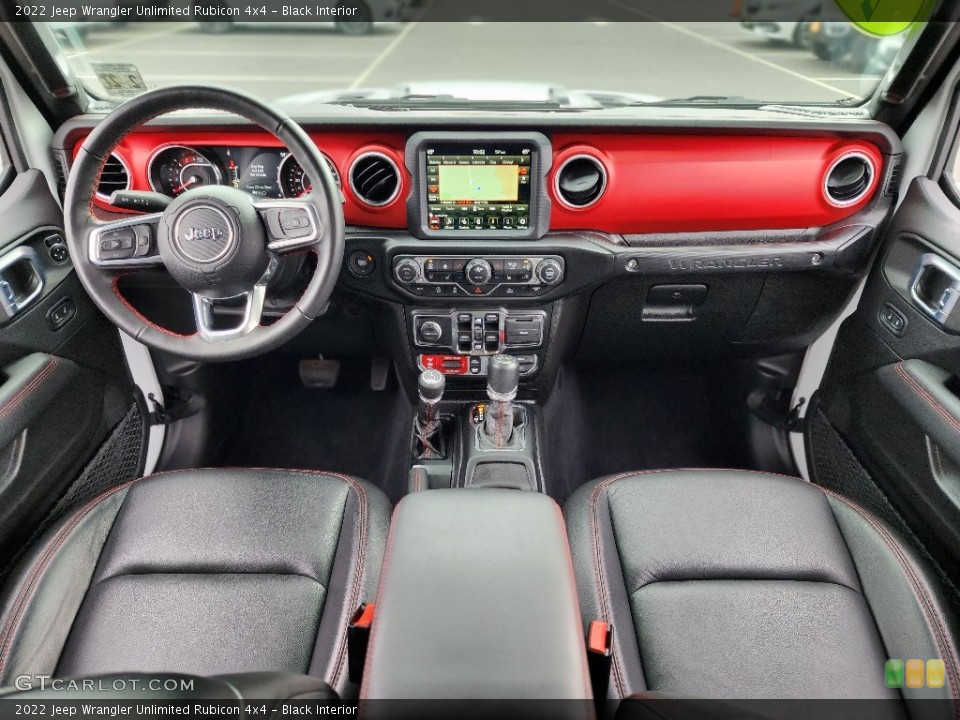 Black Interior Photo for the 2022 Jeep Wrangler Unlimited Rubicon 4x4 #145165344