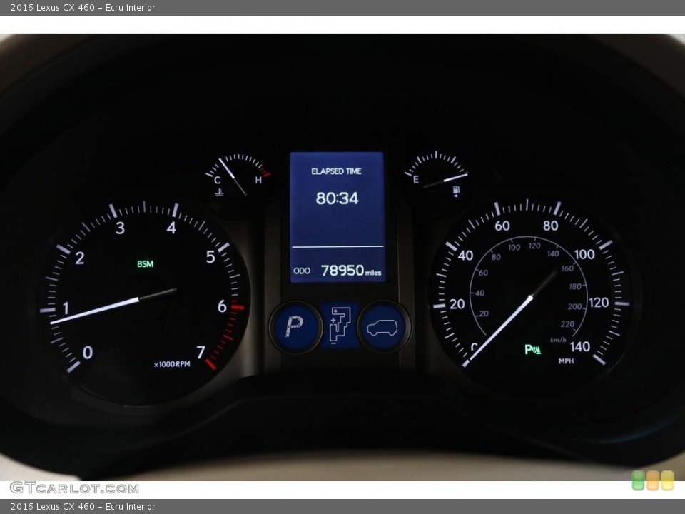 Ecru Interior Gauges for the 2016 Lexus GX 460 #145165435