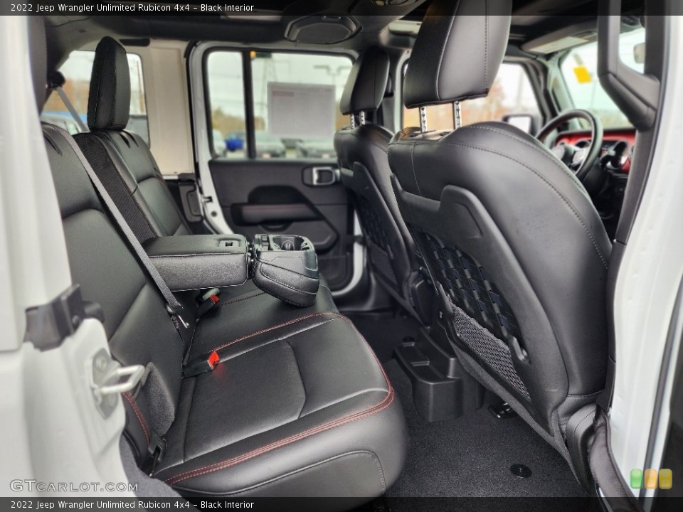 Black Interior Rear Seat for the 2022 Jeep Wrangler Unlimited Rubicon 4x4 #145165961