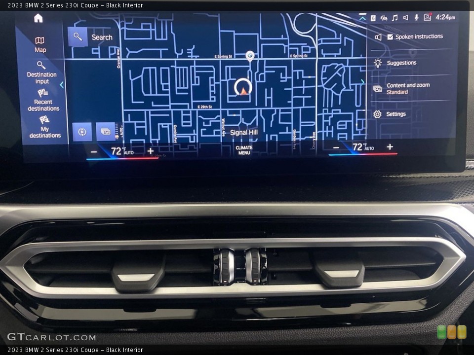 Black Interior Navigation for the 2023 BMW 2 Series 230i Coupe #145166150