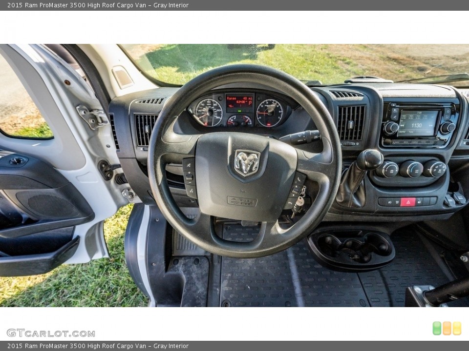 Gray Interior Steering Wheel for the 2015 Ram ProMaster 3500 High Roof Cargo Van #145167440