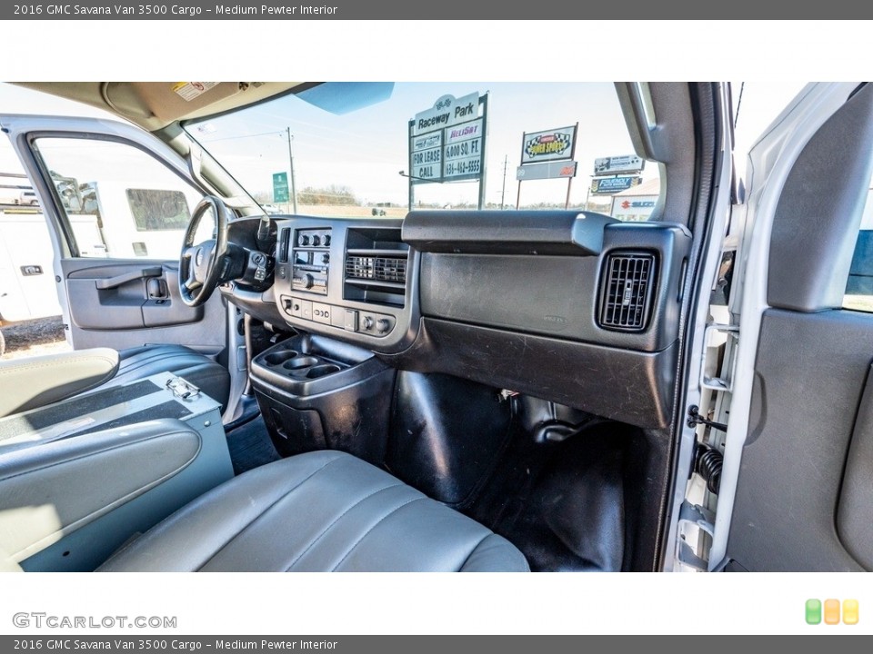 Medium Pewter Interior Front Seat for the 2016 GMC Savana Van 3500 Cargo #145167566