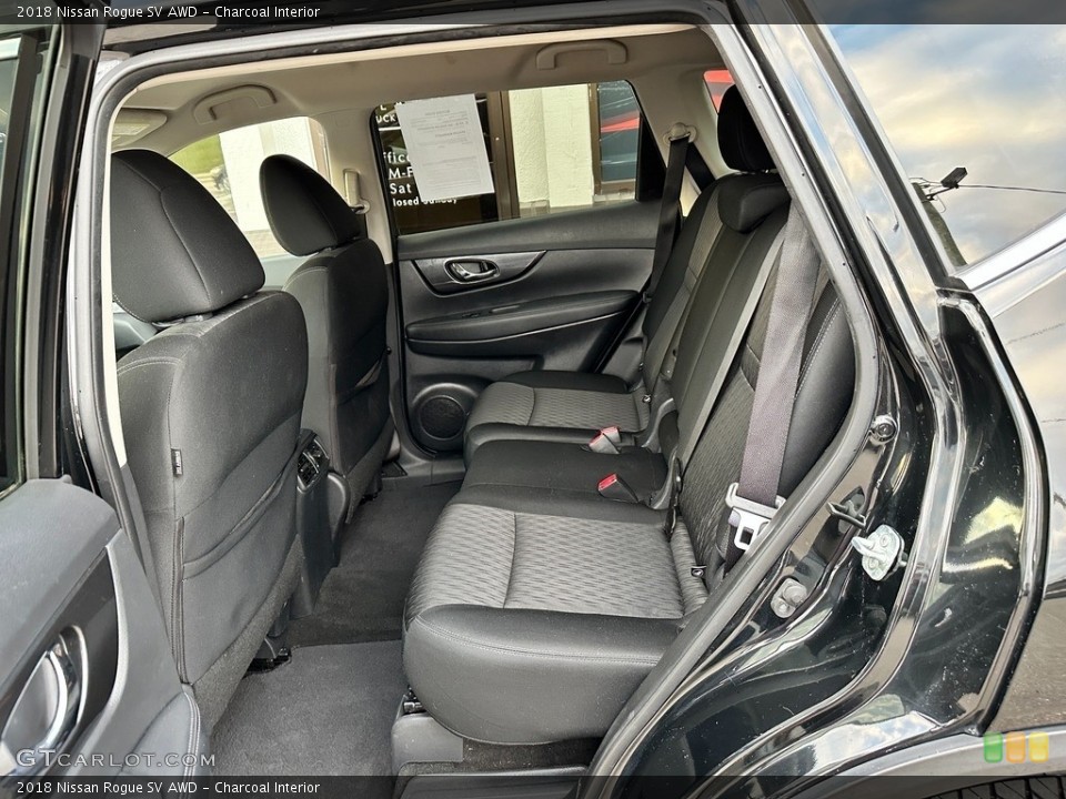 Charcoal Interior Rear Seat for the 2018 Nissan Rogue SV AWD #145167752