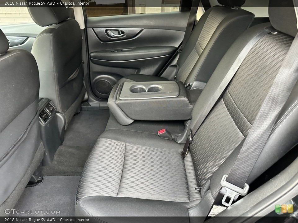 Charcoal Interior Rear Seat for the 2018 Nissan Rogue SV AWD #145167755