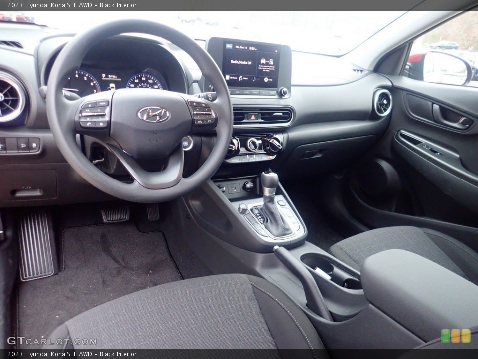 Black Interior Photo for the 2023 Hyundai Kona SEL AWD #145172015