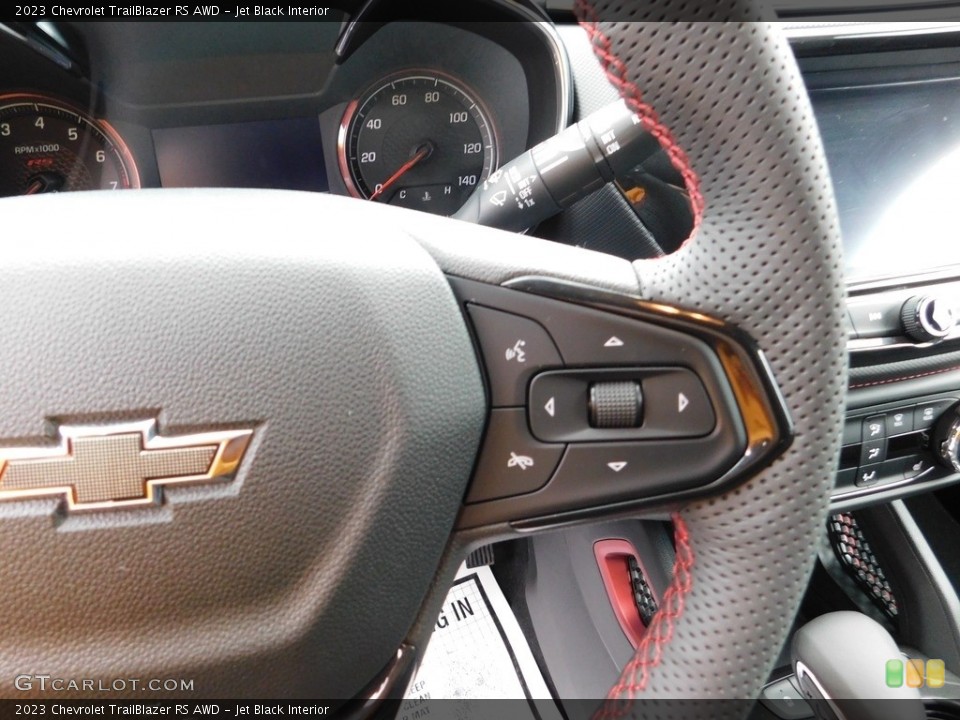 Jet Black Interior Steering Wheel for the 2023 Chevrolet TrailBlazer RS AWD #145172432