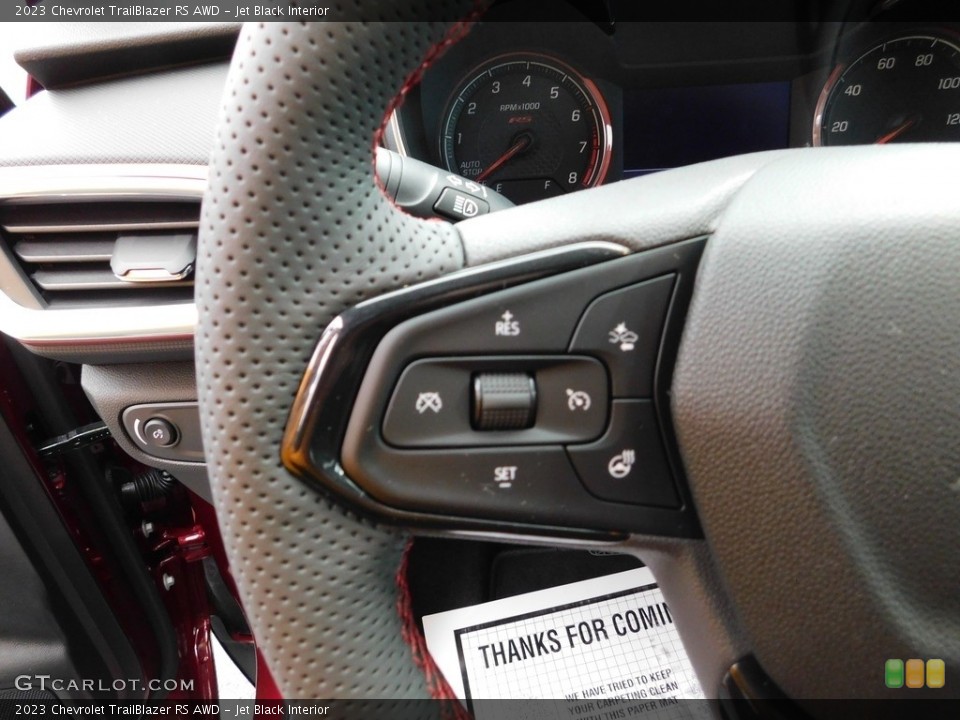 Jet Black Interior Steering Wheel for the 2023 Chevrolet TrailBlazer RS AWD #145172456