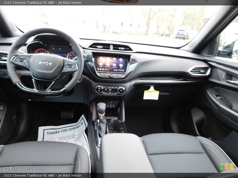 Jet Black Interior Dashboard for the 2023 Chevrolet TrailBlazer RS AWD #145172822