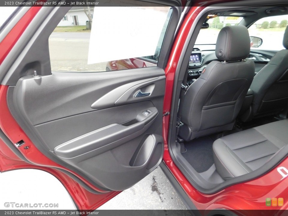 Jet Black Interior Rear Seat for the 2023 Chevrolet TrailBlazer RS AWD #145172843