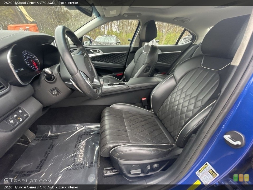 Black Interior Photo for the 2020 Hyundai Genesis G70 AWD #145172954
