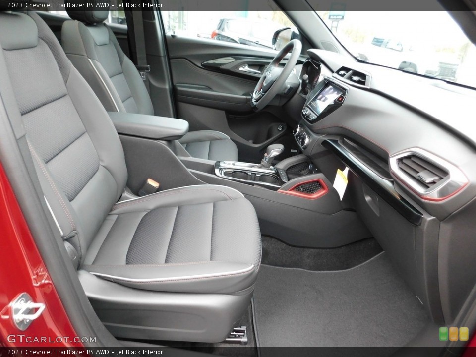 Jet Black Interior Front Seat for the 2023 Chevrolet TrailBlazer RS AWD #145173011