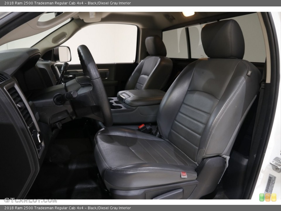 Black/Diesel Gray Interior Front Seat for the 2018 Ram 2500 Tradesman Regular Cab 4x4 #145174832