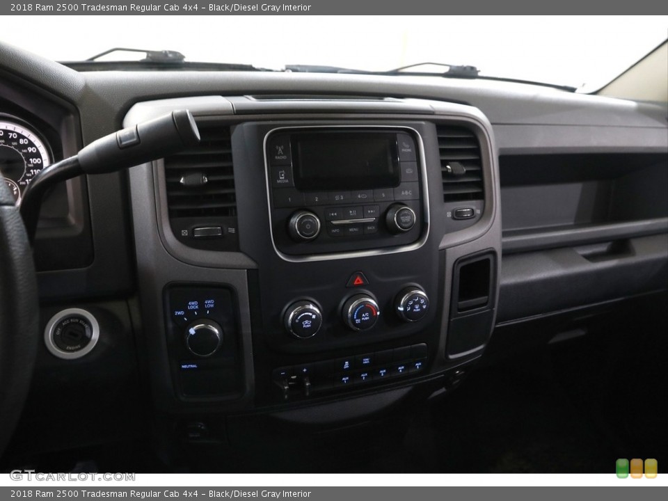 Black/Diesel Gray Interior Controls for the 2018 Ram 2500 Tradesman Regular Cab 4x4 #145174895