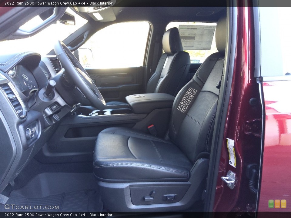 Black Interior Front Seat for the 2022 Ram 2500 Power Wagon Crew Cab 4x4 #145176116