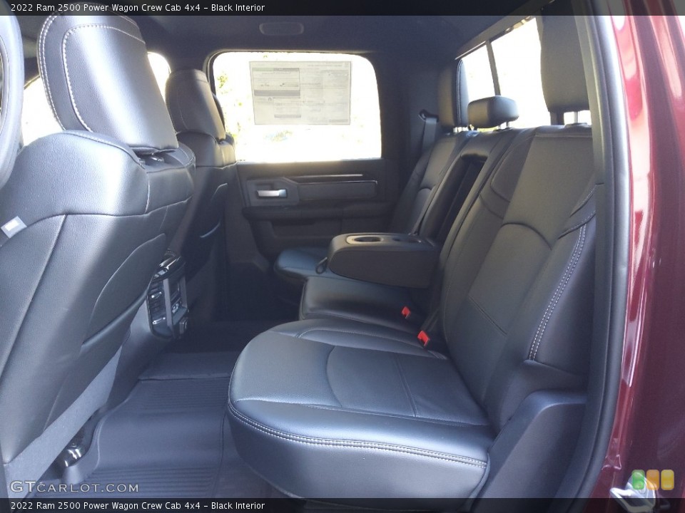 Black Interior Rear Seat for the 2022 Ram 2500 Power Wagon Crew Cab 4x4 #145176179