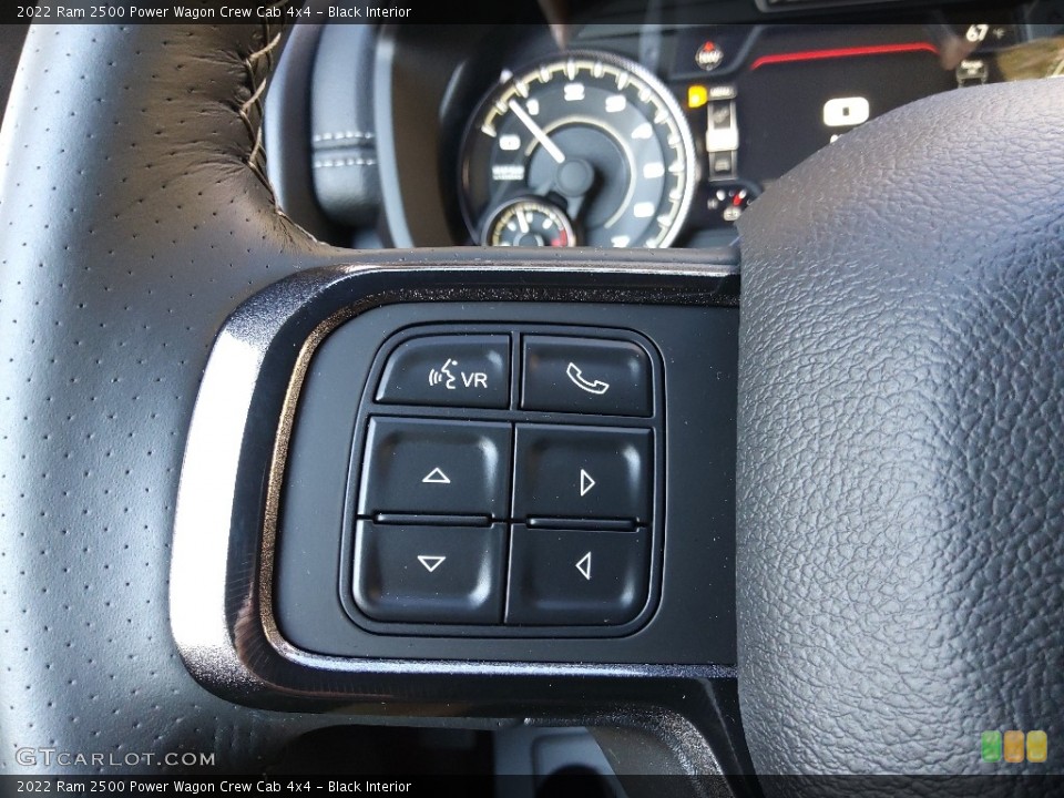 Black Interior Steering Wheel for the 2022 Ram 2500 Power Wagon Crew Cab 4x4 #145176317