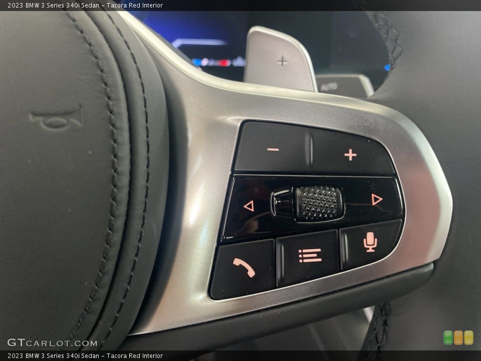 Tacora Red Interior Steering Wheel for the 2023 BMW 3 Series 340i Sedan #145178165