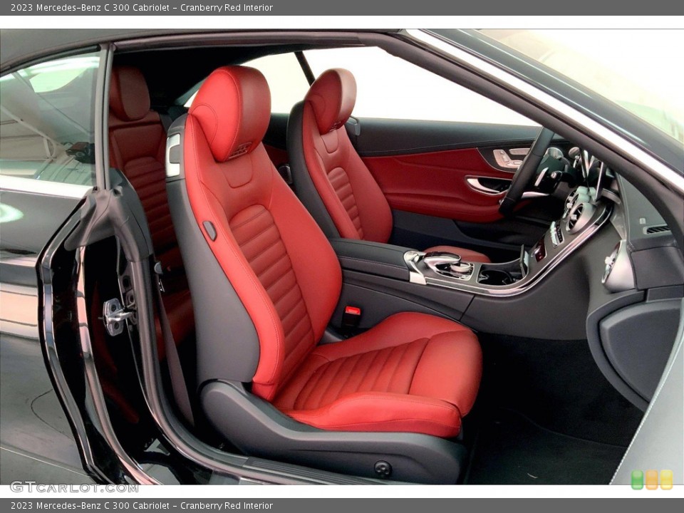 Cranberry Red Interior Photo for the 2023 Mercedes-Benz C 300 Cabriolet #145178243