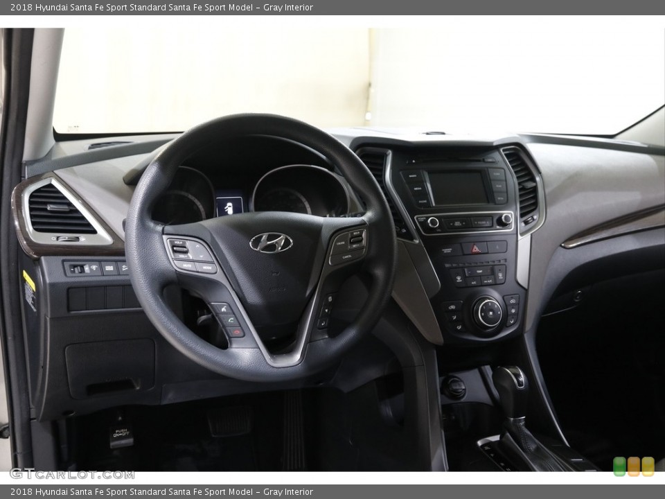 Gray Interior Dashboard for the 2018 Hyundai Santa Fe Sport  #145178834