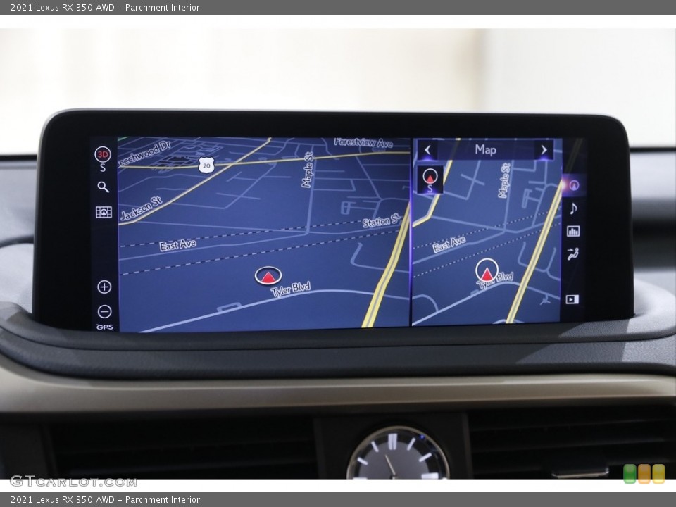 Parchment Interior Navigation for the 2021 Lexus RX 350 AWD #145179884