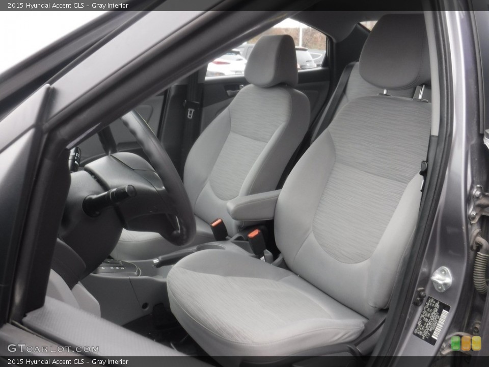 Gray Interior Front Seat for the 2015 Hyundai Accent GLS #145180343