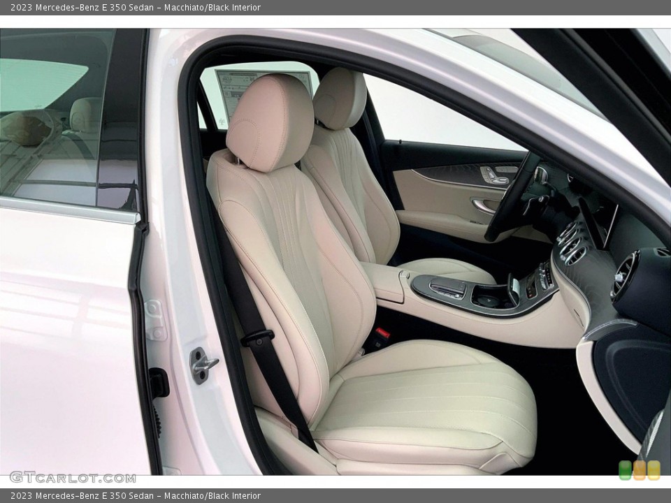 Macchiato/Black Interior Front Seat for the 2023 Mercedes-Benz E 350 Sedan #145184346