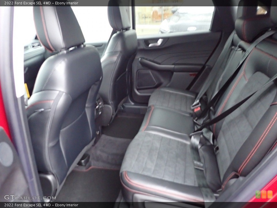 Ebony Interior Rear Seat for the 2022 Ford Escape SEL 4WD #145184874