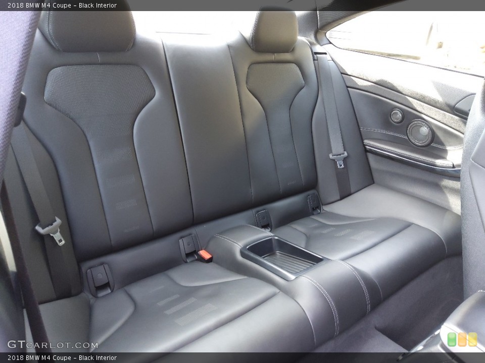 Black Interior Rear Seat for the 2018 BMW M4 Coupe #145185081