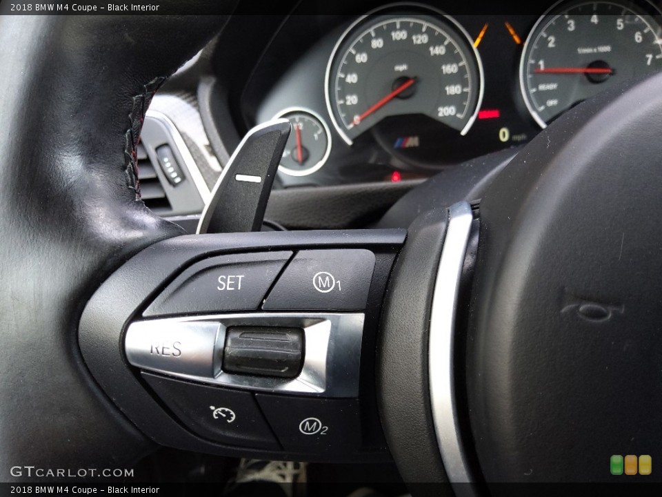Black Interior Steering Wheel for the 2018 BMW M4 Coupe #145185132