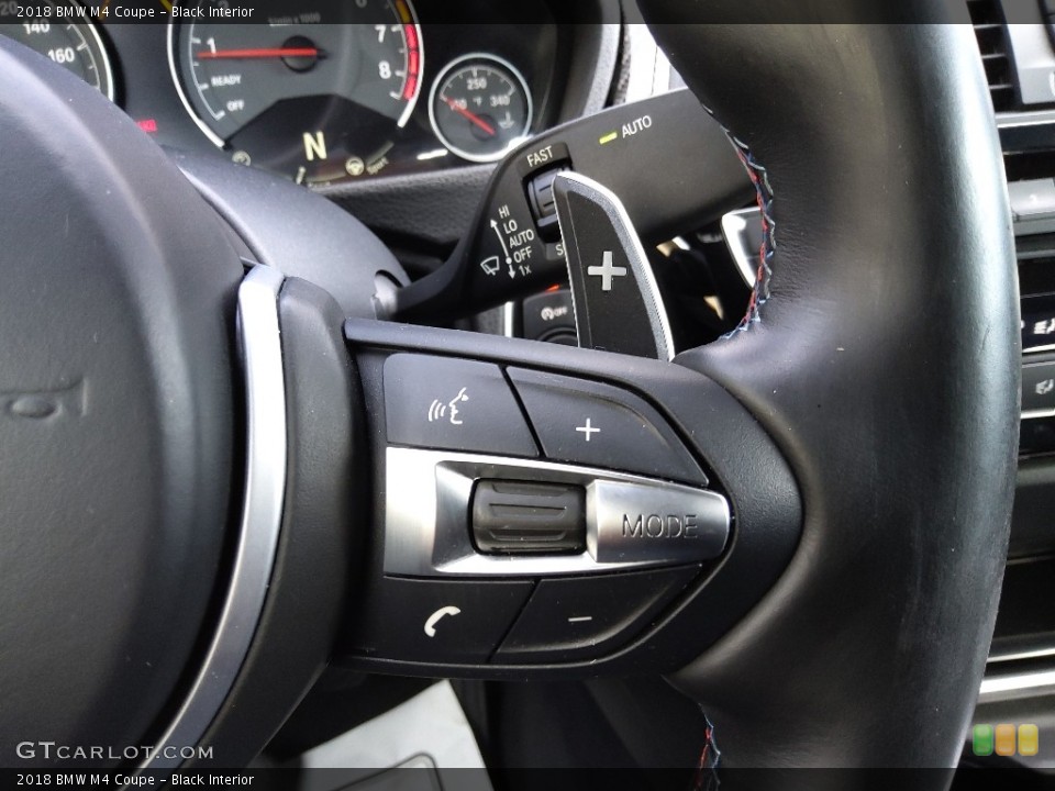 Black Interior Steering Wheel for the 2018 BMW M4 Coupe #145185150