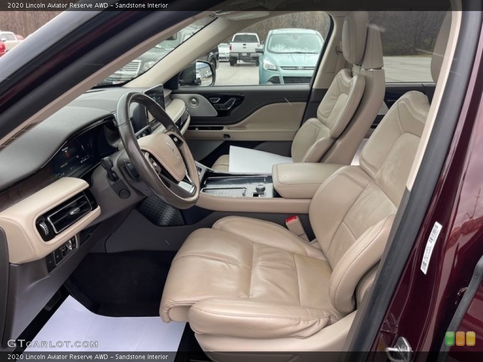 Sandstone 2020 Lincoln Aviator Interiors