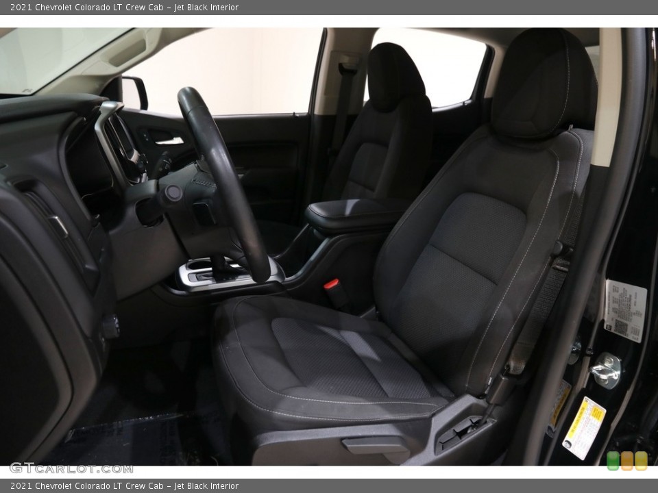 Jet Black Interior Front Seat for the 2021 Chevrolet Colorado LT Crew Cab #145187103