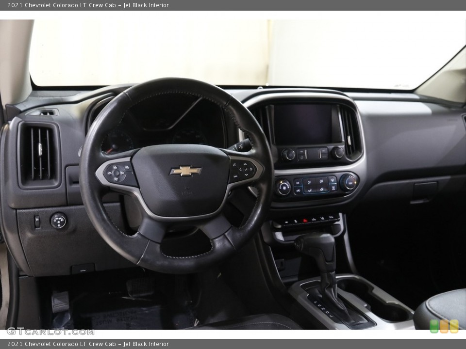 Jet Black Interior Dashboard for the 2021 Chevrolet Colorado LT Crew Cab #145187108