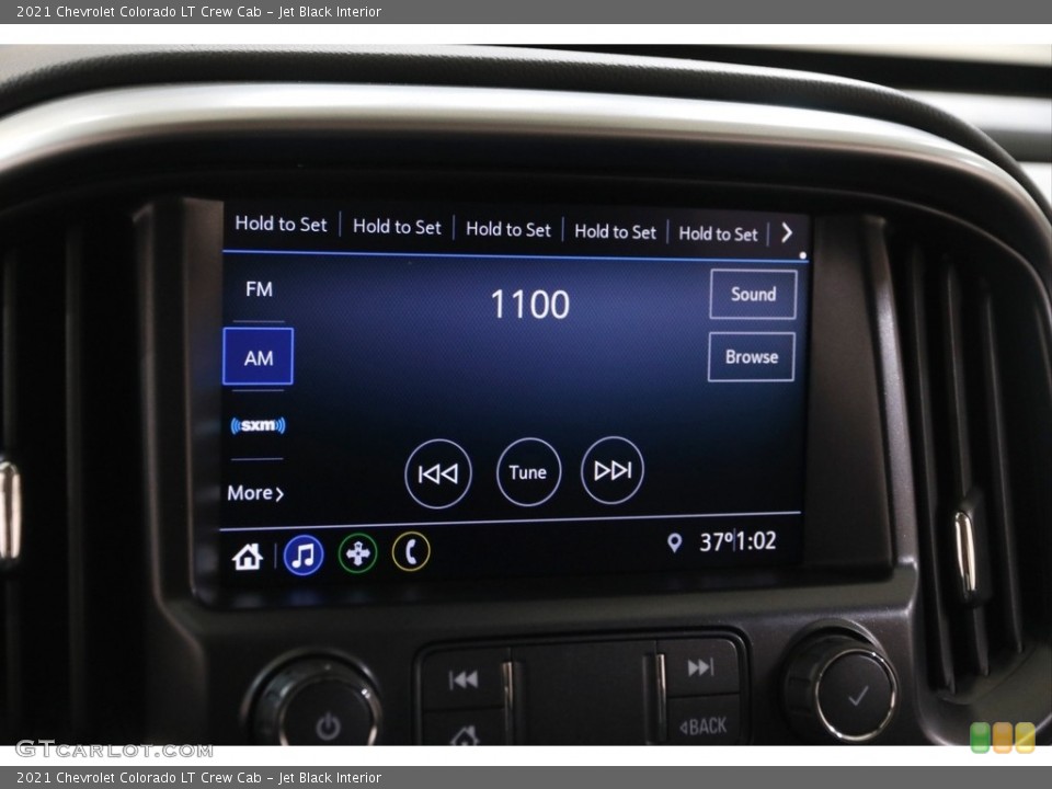Jet Black Interior Controls for the 2021 Chevrolet Colorado LT Crew Cab #145187127