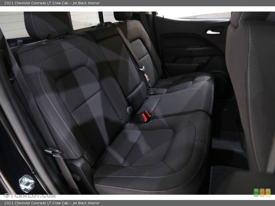 Jet Black Interior Rear Seat for the 2021 Chevrolet Colorado LT Crew Cab #145187154