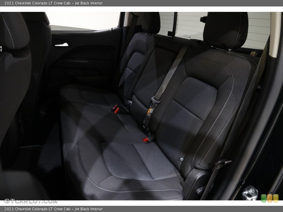Jet Black Interior Rear Seat for the 2021 Chevrolet Colorado LT Crew Cab #145187160