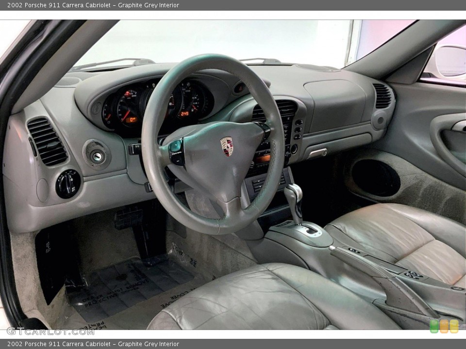Graphite Grey Interior Photo for the 2002 Porsche 911 Carrera Cabriolet #145187271