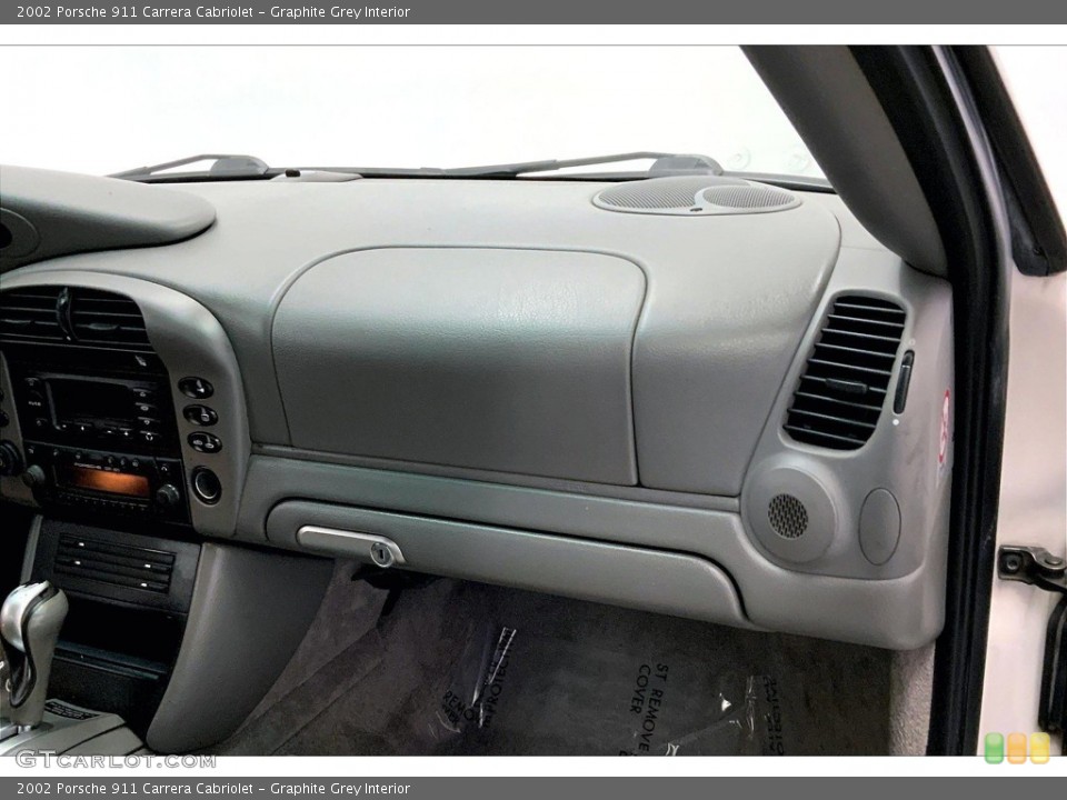 Graphite Grey Interior Dashboard for the 2002 Porsche 911 Carrera Cabriolet #145187283