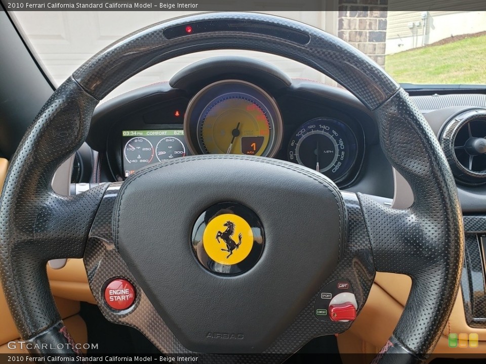 Beige Interior Steering Wheel for the 2010 Ferrari California  #145190058