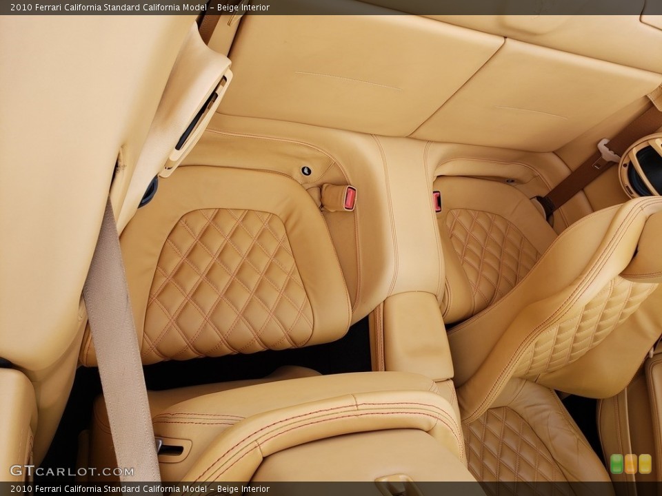 Beige Interior Rear Seat for the 2010 Ferrari California  #145190082