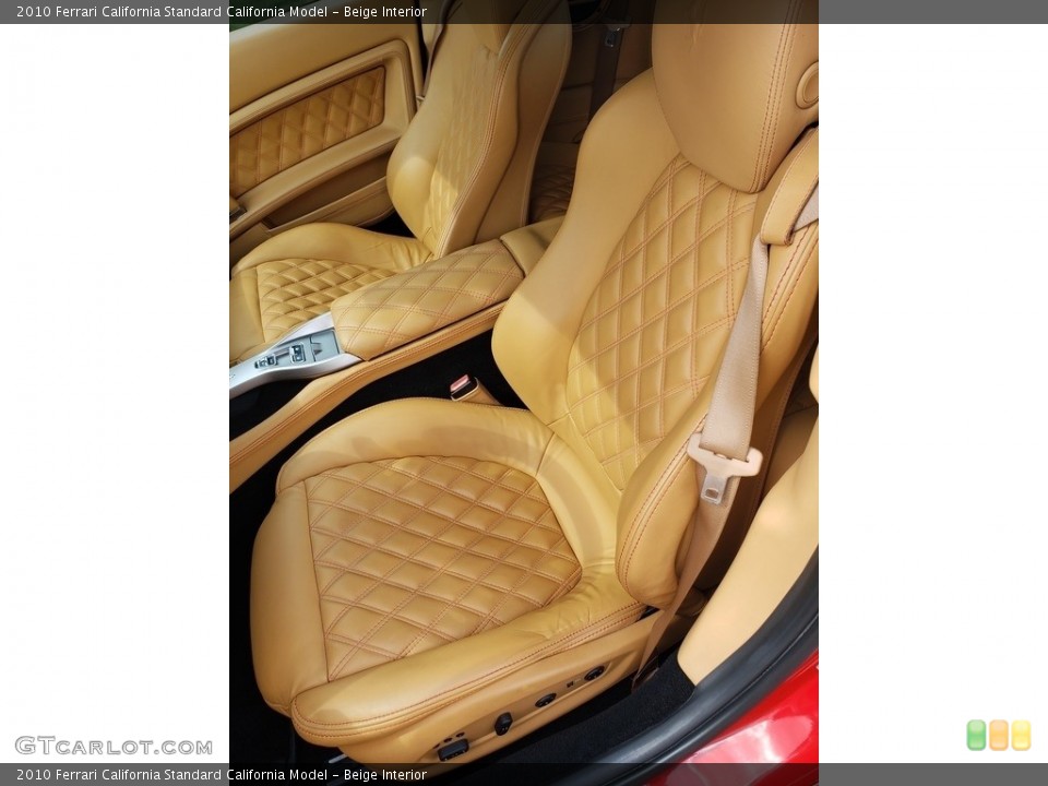 Beige Interior Front Seat for the 2010 Ferrari California  #145190172